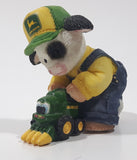 Enesco Mary's Moo Moos John Deere "A Happy Combine-ation" 2 1/2" Long Resin Figure Ornament