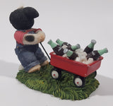 Enesco Mary's Moo Moos The Coca Cola Company "Load Of Refreshment For Helfer-yone" 4 1/4" Long Resin Figure Ornament