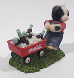 Enesco Mary's Moo Moos The Coca Cola Company "Load Of Refreshment For Helfer-yone" 4 1/4" Long Resin Figure Ornament