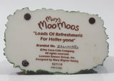 Enesco Mary's Moo Moos The Coca Cola Company "Load Of Refreshment For Helfer-yone" 4 1/4" Long Resin Figure Ornament