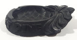 Vintage 1970s Coco Joe's Hawaii Haw'n Sweet Pine Pineapple Shaped Black Carved Lava Ash Tray 4 3/8" Long