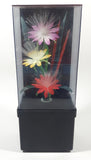 Vintage Fiber Optics Windup Musical Box Fiber Optics Flower Light 10 1/8" Tall