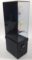 Vintage Fiber Optics Windup Musical Box Fiber Optics Flower Light 10 1/8" Tall