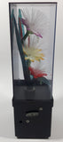 Vintage Fiber Optics Windup Musical Box Fiber Optics Flower Light 10 1/8" Tall