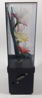 Vintage Fiber Optics Windup Musical Box Fiber Optics Flower Light 10 1/8" Tall