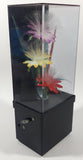 Vintage Fiber Optics Windup Musical Box Fiber Optics Flower Light 10 1/8" Tall