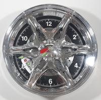 Wurth Wheel Rim Shaped 10 1/2" Diameter Advertising Wall Clock with Tool Shaped Hands