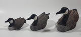 Vintage 1970s Heritage Decoys J.B. Garton World Champion Carver 9" Large 6 3/4" Medium and 4 1/2" Small Canada Goose Family Set of 3