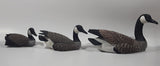 Vintage 1970s Heritage Decoys J.B. Garton World Champion Carver 9" Large 6 3/4" Medium and 4 1/2" Small Canada Goose Family Set of 3