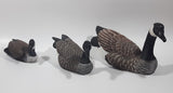 Vintage 1970s Heritage Decoys J.B. Garton World Champion Carver 9" Large 6 3/4" Medium and 4 1/2" Small Canada Goose Family Set of 3