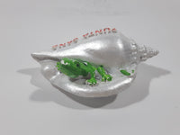 Punta Cana Shell and Lizard Themed 1 3/4" x 2 3/4"" 3D Resin Fridge Magnet