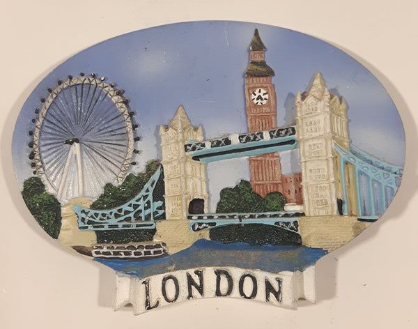 London 2 1/4" x 3" 3D Resin Fridge Magnet