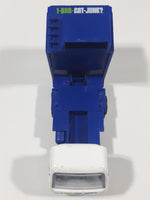 1-800-Got-Junk? Dump Truck White and Blue Die Cast Toy Car Vehicle