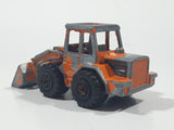 Vintage Majorette No. 211 & 263 Tracto Bull Dozer Front End Loader Orange 1/87 Scale Die Cast Toy Construction Equipment Vehicle