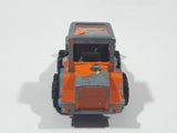 Vintage Majorette No. 211 & 263 Tracto Bull Dozer Front End Loader Orange 1/87 Scale Die Cast Toy Construction Equipment Vehicle