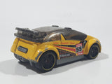 2014 Hot Wheels Track Aces Super Gnat Yellow Die Cast Toy Car Vehicle