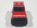 Vintage Majorette Sonic Flashers Ford Bronco Feuerwehr Fire Red Die Cast Toy Car Vehicle