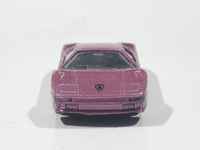 Maisto Lamborghini Diablo Metallic Purple Pink 1/64 Scale Die Cast Toy Dream Super Car Vehicle