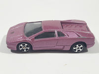 Maisto Lamborghini Diablo Metallic Purple Pink 1/64 Scale Die Cast Toy Dream Super Car Vehicle