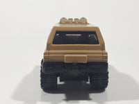 2009 Matchbox Croc Zoo Chevy Blazer 4x4 Tan Brown Die Cast Toy Car Vehicle