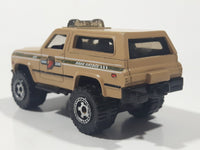 2009 Matchbox Croc Zoo Chevy Blazer 4x4 Tan Brown Die Cast Toy Car Vehicle