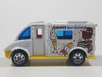 2002 Matchbox Kids' Cars of the Year Ice Cream Truck White Die Cast Toy Car Vehicle with Opening Door