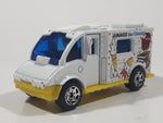 2002 Matchbox Kids' Cars of the Year Ice Cream Truck White Die Cast Toy Car Vehicle with Opening Door