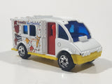 2002 Matchbox Kids' Cars of the Year Ice Cream Truck White Die Cast Toy Car Vehicle with Opening Door