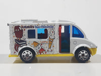 2002 Matchbox Kids' Cars of the Year Ice Cream Truck White Die Cast Toy Car Vehicle with Opening Door