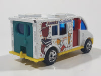 2002 Matchbox Kids' Cars of the Year Ice Cream Truck White Die Cast Toy Car Vehicle with Opening Door