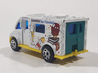 2002 Matchbox Kids' Cars of the Year Ice Cream Truck White Die Cast Toy Car Vehicle with Opening Door