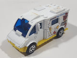 2002 Matchbox Kids' Cars of the Year Ice Cream Truck White Die Cast Toy Car Vehicle with Opening Door