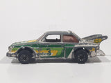 Vintage 1980 Kenner CPG Prod. Fast 111s Dynamo 1976 BMW 320i Green, Yellow, and White Die Cast Toy Car Vehicle - Made in Hong Kong