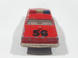 Vintage Majorette Chevrolet Impala Fire Chief Red 1/41 Scale Die Cast Toy Car Vehicle with Opening Doors