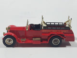 Vintage Lesney Matchbox Models of YesterYear No. Y-6 Rolls Royce Borough Green & District Ladder Fire Truck Red Die Cast Toy Antique Car Vehicle