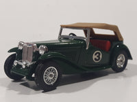 Vintage 1977 Lesney Matchbox Models of YesterYear No. Y-8 1945 MG T.C. #3 Green Die Cast Toy Antique Car Vehicle