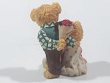 Avon Lovable Teddies Sarah & Theodore "A Gift of Love" 3 1/4" Tall Resin Figure