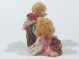 Avon Lovable Teddies Sarah & Theodore "A Gift of Love" 3 1/4" Tall Resin Figure