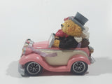 Avon Lovable Teddies Sarah & Theodore "Just Married" 4" Long Resin Figurine Car Ornament