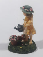 Rare Avon Childhood Memories Collection "Flower Child" 4 3/8" Tall Resin Figurine