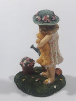 Rare Avon Childhood Memories Collection "Flower Child" 4 3/8" Tall Resin Figurine