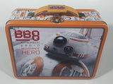 2017 LucasFilm Star Wars BB8 Astromech Droid Resistance Hero Embossed Tin Metal Lunch Box