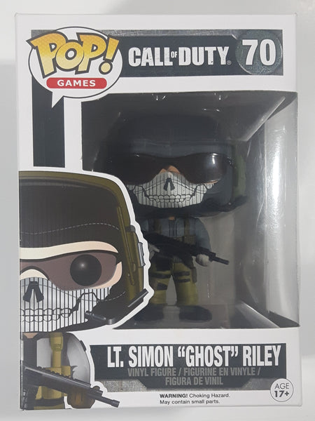 Funko Pop! Games Call Of Duty #70 Lt. Simon "Ghost" Riley 4" Tall Vinyl Figure New in Box