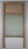 Antique Wood Framed Glass Washboard 12" x 23 1/2"