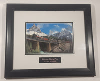 Max Jacquiard "Kicking Horse Pass" Canadian Pacific Railway Train 13 3/4" x 16 1/4" Framed Art Print