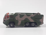 Unknown Brand Military Radar Truck Camouflage Green and Brown Die Cast Toy Car Vehicle