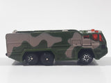 Unknown Brand Military Radar Truck Camouflage Green and Brown Die Cast Toy Car Vehicle