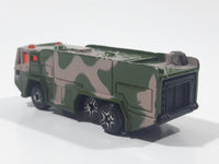 Unknown Brand Military Radar Truck Camouflage Green and Brown Die Cast Toy Car Vehicle