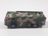 Unknown Brand Military Radar Truck Camouflage Green and Brown Die Cast Toy Car Vehicle