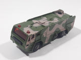 Unknown Brand Military Radar Truck Camouflage Green and Brown Die Cast Toy Car Vehicle